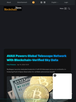 AVAX Powers Global Telescope Network With Blockchain-Verified Sky Data - Blockchain.News