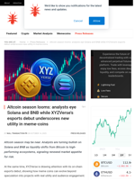 Altcoin season looms: analysts eye Solana and BNB while XYZVerse’s esports debut underscores new utility in meme‑coins - NullTX