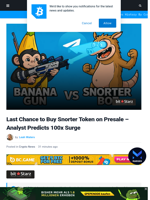 Last Week to Acquire Snorter Token Before Possible 100x Surge