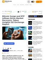 Bitcoin Surge and ETF Inflows Drive Market Recovery: Token Insights Q2 Exchange Report – Crypto News Bitcoin News