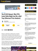 The $2.4K Fakeout: Why ETH's Latest Rally Might Just Be a Bull Trap (Ethereum Price Analysis)