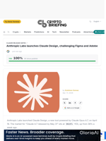 Anthropic Labs launches Claude Design, challenging Figma and Adobe