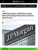JPMorgan Chase (JPM) Stock: Bank Moves to Charge Fintech for Customer Data Access