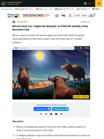 Is this the start of a deeper correction for Bitcoin?