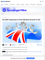 UK GDP Expected to Post Modest Growth in Q3