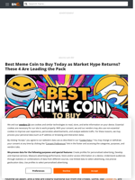 Best Meme Coin to Buy Today as Market Hype Returns? These 4 Are Leading the Pack - Brave New Coin