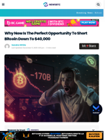 Why Now Is The Perfect Opportunity To Short Bitcoin Down To $40,000
