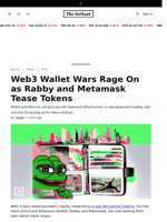 Web3 Wallet Wars Rage On as Rabby and Metamask Tease Tokens - 
