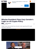 Bitwise President Flays Gary Gensler's Logic on US Crypto Policy - U.Today