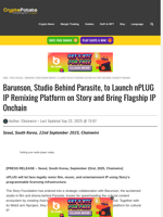 Barunson, Studio Behind Parasite, to Launch nPLUG IP Remixing Platform on Story and Bring Flagship IP Onchain