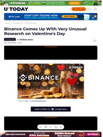 Binance Comes Up With Very Unusual Research on Valentine's Day