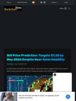 SUI Price Prediction: Targets $1.20 by May 2026 Despite Near-term Volatility - Blockchain.News