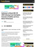 AxeCasino to Attend iGB L!VE 2026 Following Front-End Update Focused on Usability and Cross-Device Performance