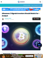 Altseason: Here Are Three Signals Investors Should Watch For - Analyst