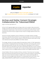 Archax and Stellar Cement Strategic Collaboration for Tokenised RWAs