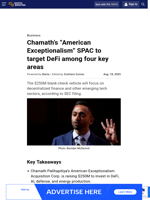Chamath’s “American Exceptionalism” SPAC to target DeFi among four key areas