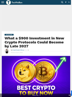 What a $900 Investment in New Crypto Protocols Could Become by Late 2027 - TechBullion