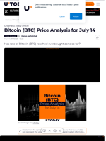 Bitcoin (BTC) Price Analysis for July 14