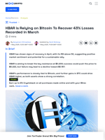 How Bitcoin’s Rally Could Drive HBAR to Recover 43% Loss