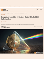 Loopring rises 12% - 3 factors that will help LRC bulls further - AMBCrypto