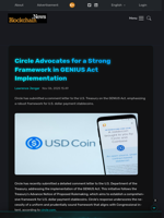 Circle Advocates for a Strong Framework in GENIUS Act Implementation - Blockchain.News