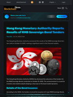Hong Kong Monetary Authority Reports Results of RMB Sovereign Bond Tenders - Blockchain.News