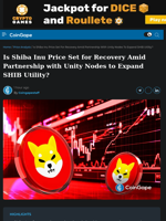 Is Shiba Inu Price Set for Recovery Amid Partnership with Unity?