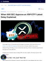 When Will SEC Approve an XRP ETF? Latest Delay Explained