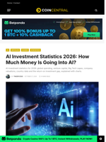AI Investment Statistics 2026: How Much Money Is Going Into AI? - CoinCentral