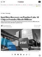 Intel Bets Recovery on Panther Lake AI Chip as Foundry Bleeds Billions - Decrypt