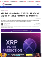 XRP Price Prediction: XRP Fills $1.97 CME Gap, Eyes $3
