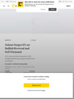 Solana (SOL) Price Analysis: 6.3% Rally Fueled by DeFi Demand and Volume