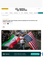 Ceasefire odds drop sharply amid escalating US-Iran tensions and military strikes: FT