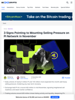 Why Pi Network Could Hit New Lows in November
