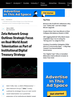 Zeta Network Group Outlines Strategic Focus on Real-World Asset Tokenisation as Part of Institutional Digital Treasury Strategy