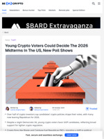 Young Crypto Voters Surprise In 2026 US Midterm Poll