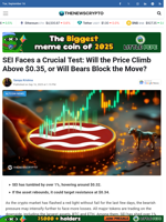 SEI Faces a Crucial Test: Will the Price Climb Above $0.35, or Will Bears Block the Move?