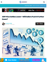 XRP Price Settles Lower—Will Sellers Push It Further Down?