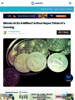 Bitcoin At $3.4 Million? Arthur Hayes Thinks It’s Coming