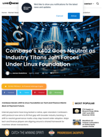 Coinbase’s x402 Goes Neutral as Industry Titans Join Forces Under Linux Foundation | Live Bitcoin News