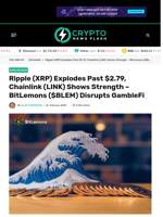 Ripple (XRP) Explodes Past $2.79, Chainlink (LINK) Shows Strength - BitLemons ($BLEM) Disrupts GambleFi - Crypto News Flash