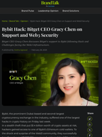 Bybit Hack: Bitget CEO Gracy Chen on Support and Web3 Security