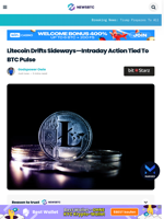 Litecoin Drifts Sideways—Intraday Action Tied To BTC Pulse