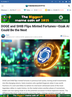 DOGE and SHIB Flips Minted Fortunes—Ozak AI Could Be the Next