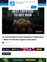 Best Crypto to Buy as US-UK Crypto Alliance Could Redefine the Sector