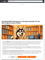Hexydog (HEXY) Emerges as a Strong Contender for the Best Crypto Presale of 2025 - Brave New Coin