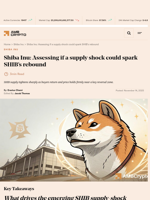 Shiba Inu: Assessing if a supply shock could spark SHIB’s rebound - AMBCrypto