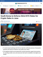 South Korea to Enforce Strict KYC Rules for Crypto Sales in June