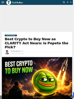 Best Crypto to Buy Now as CLARITY Act Nears: Is Pepeto the Pick? - TechBullion