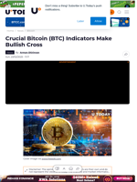 Crucial Bitcoin (BTC) Indicators Make Bullish Cross